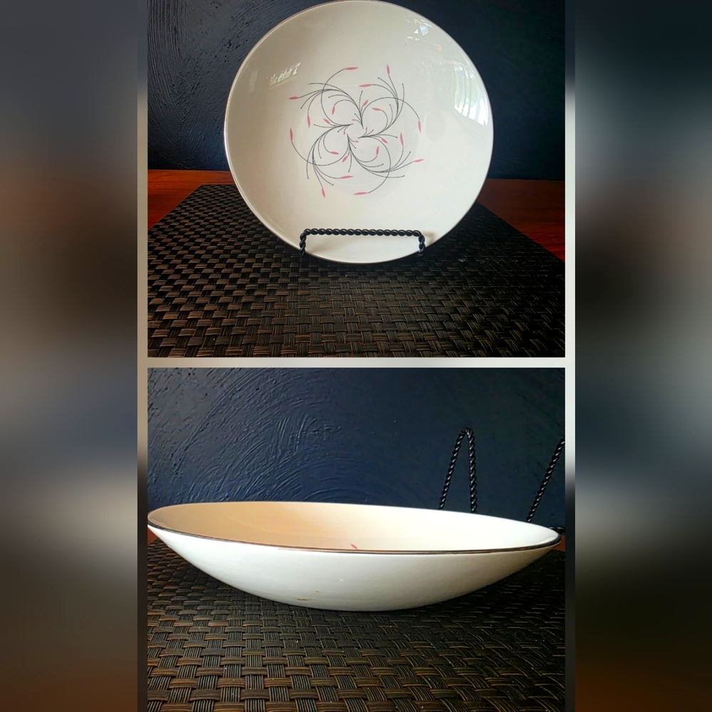 Vintage MCM Homer Laughlin Rhythm Capri 8" Coupe Soup Bowl 1950